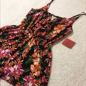 Floral Print Romper